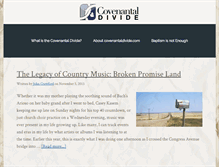 Tablet Screenshot of covenantaldivide.com
